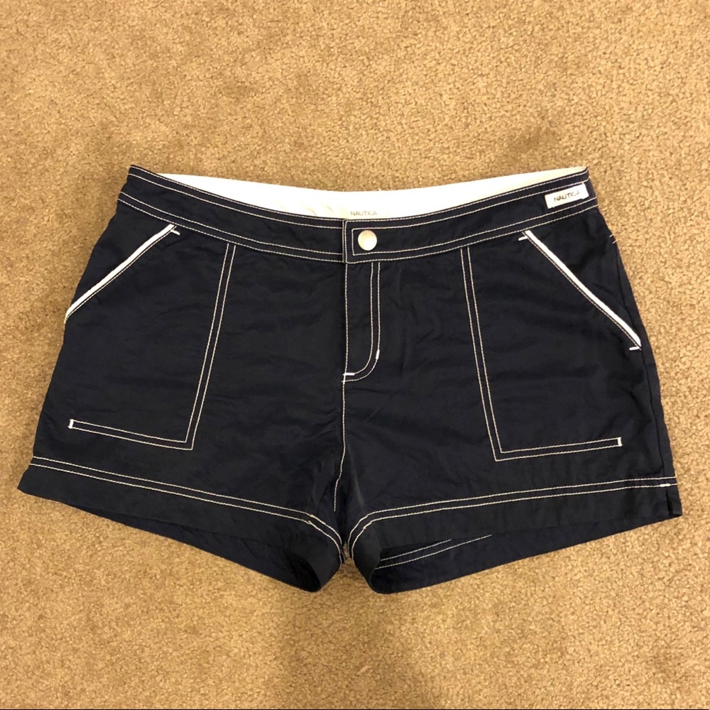 COPY - NAUTICA Navy Board Shorts. Size Small.